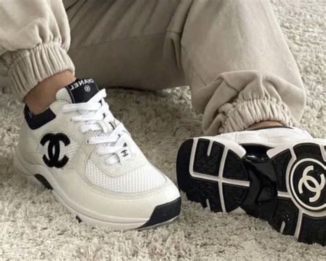 chanel sneakers brown|used chanel sneaker shoes.